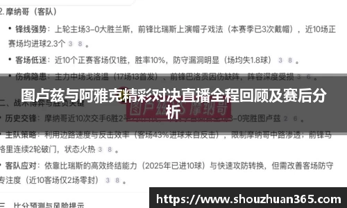 图卢兹与阿雅克精彩对决直播全程回顾及赛后分析